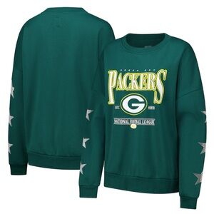 Green Bay Packers Green Sweater size large embellished nwt